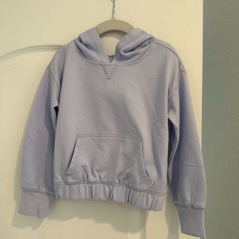 OshKosh Kid Hooded Fleece Pullover Girls Size 4/4A Light Purple